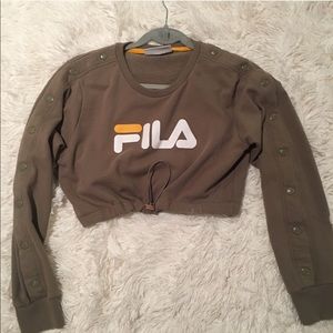 Fila green top
